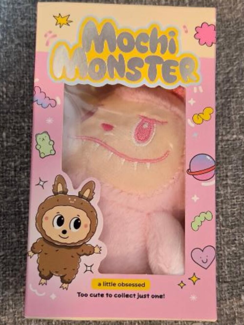 Mochi Monster Plush Charm/Keychain "A Little Obsessed" Series